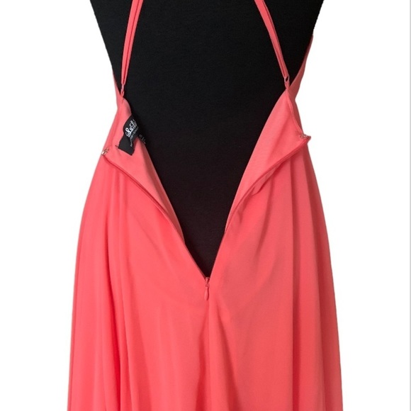 Lulu’s Coral Maxi Gown Size XS - Picture 11 of 13